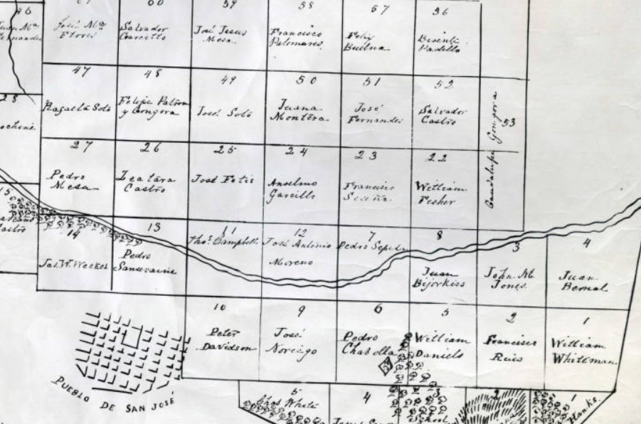 Pueblo de San Jose prior to California Statehood