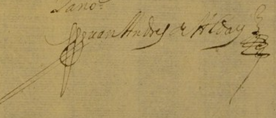 Matthias Leon y Herrera Signature